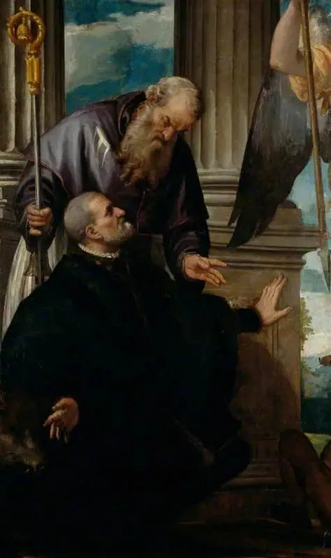 Saint Antoine Abbé, patron d'un donateur agenouillé - Paul Véronèse
