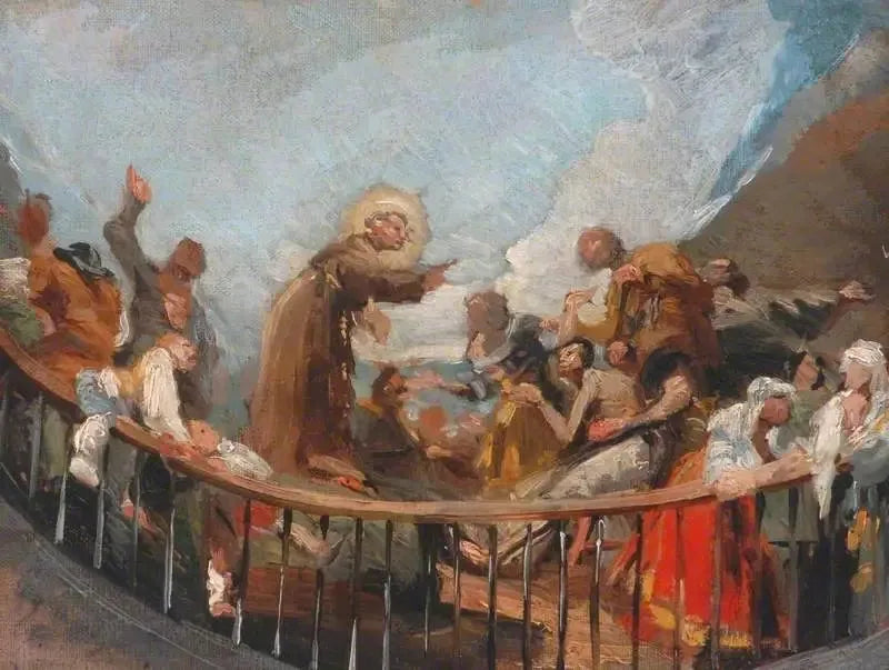 Saint Anthony Resurrecting a Dead Man - Francisco de Goya