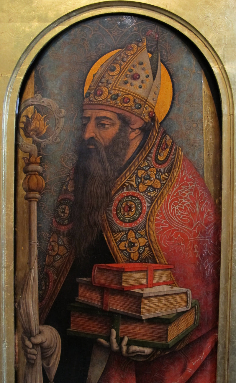 Saint Augustine - Carlo Crivelli