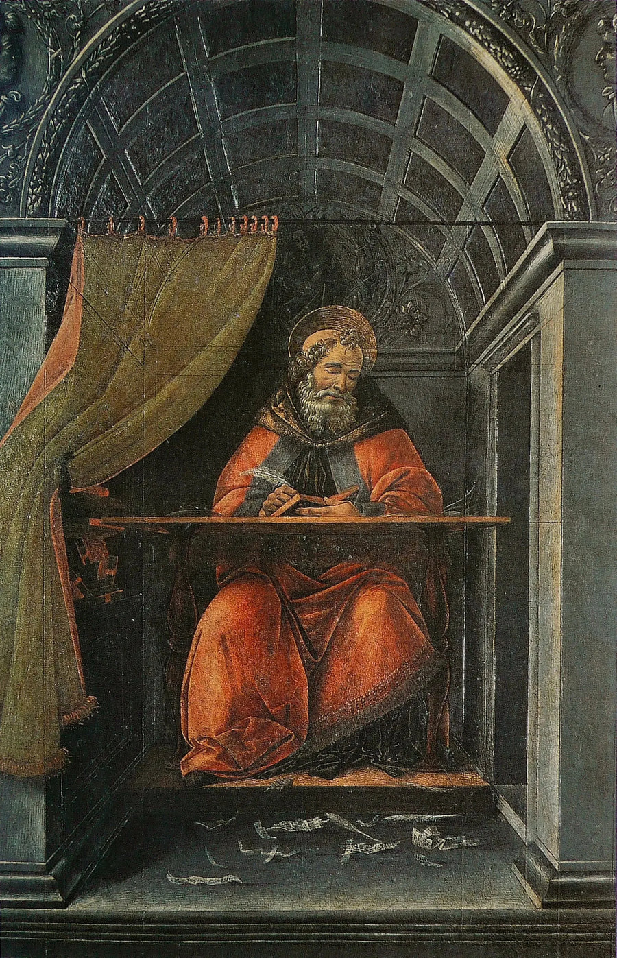 Saint Augustin in his study - Sandro Botticelli