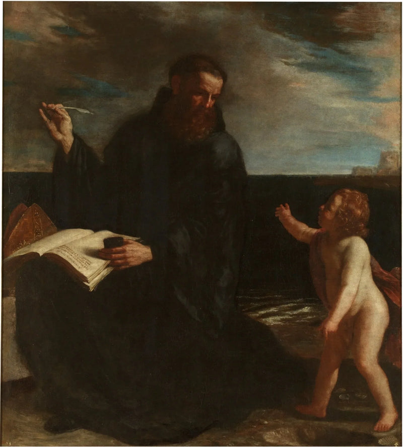 Saint Augustine méditant sur la Trinité - Guercino