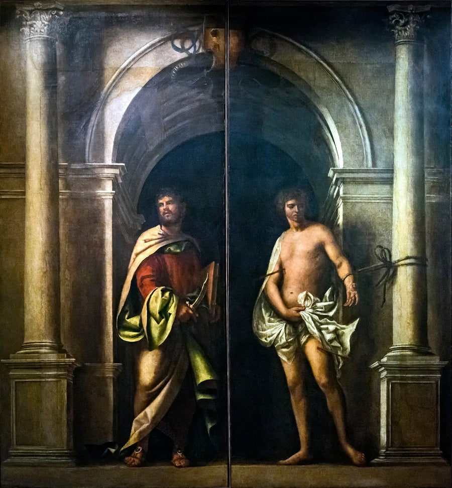 Saint Barthélemy and Saint Sebastian - Sebastiano del Piombo