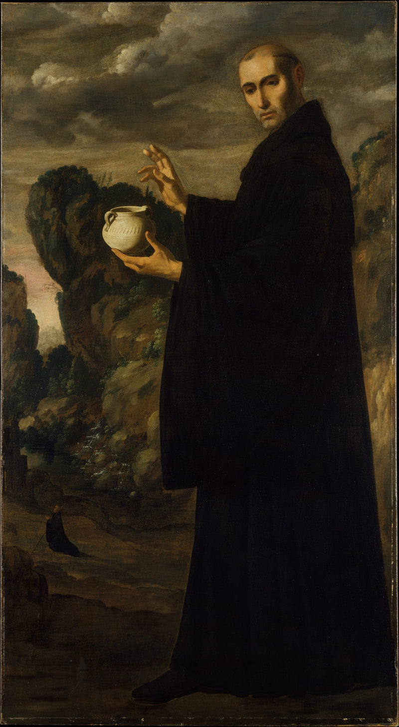 Saint Benoît - Francisco de Zurbarán