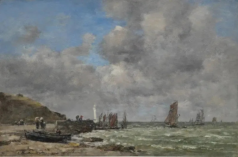 Saint-Brieuc, banks of the Légué - Eugène Boudin