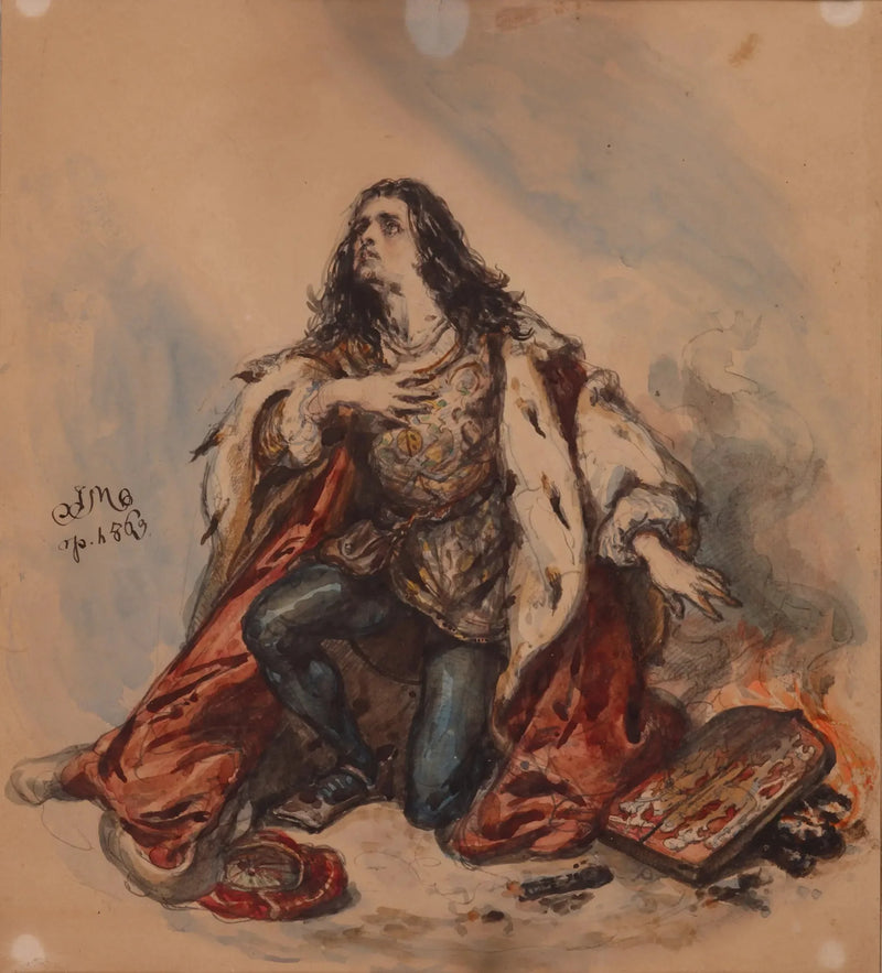 Saint Casimir - Polish Crown Prince - Jan Matejko