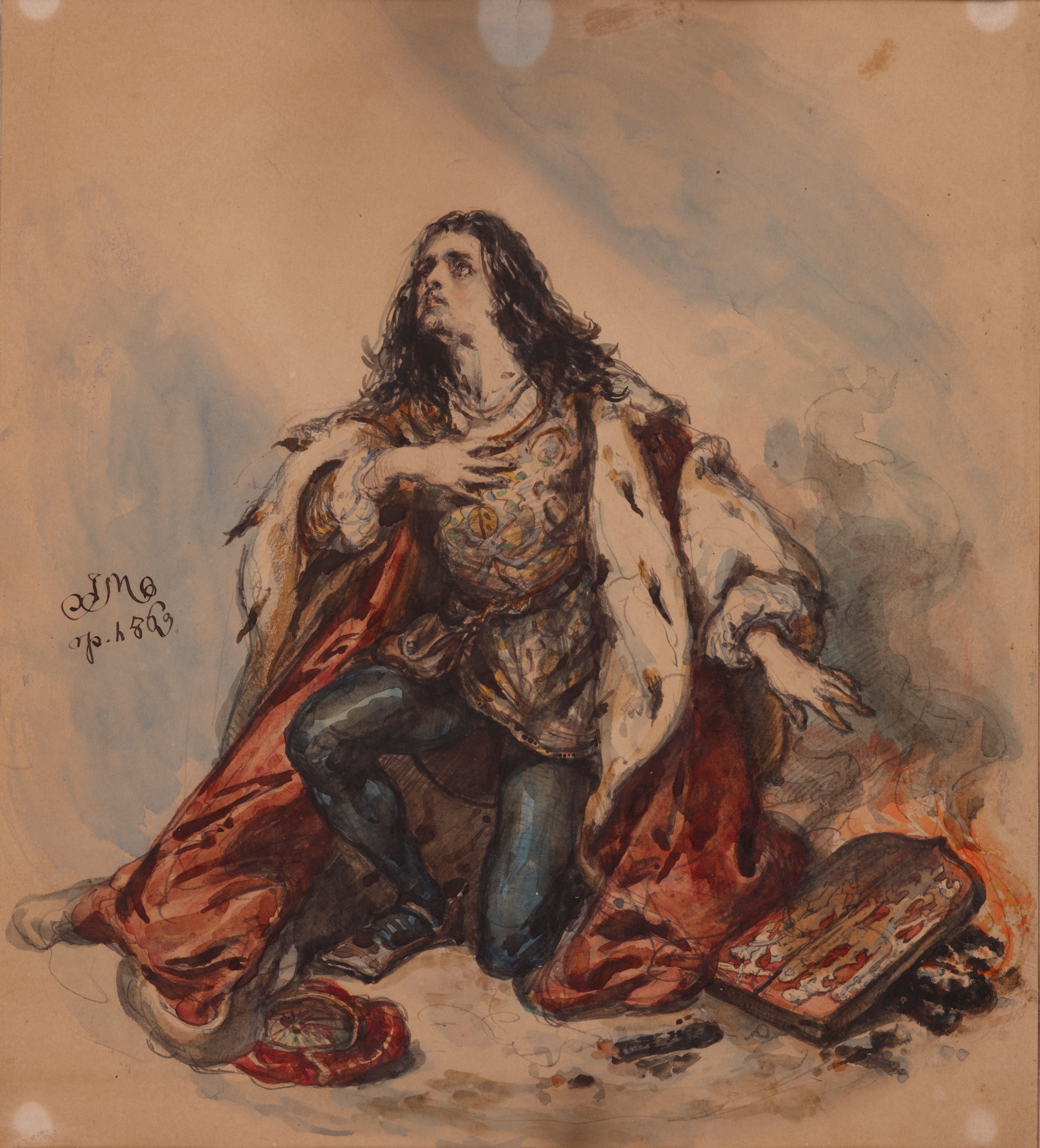 Saint Casimir - Polish Crown Prince - Jan Matejko