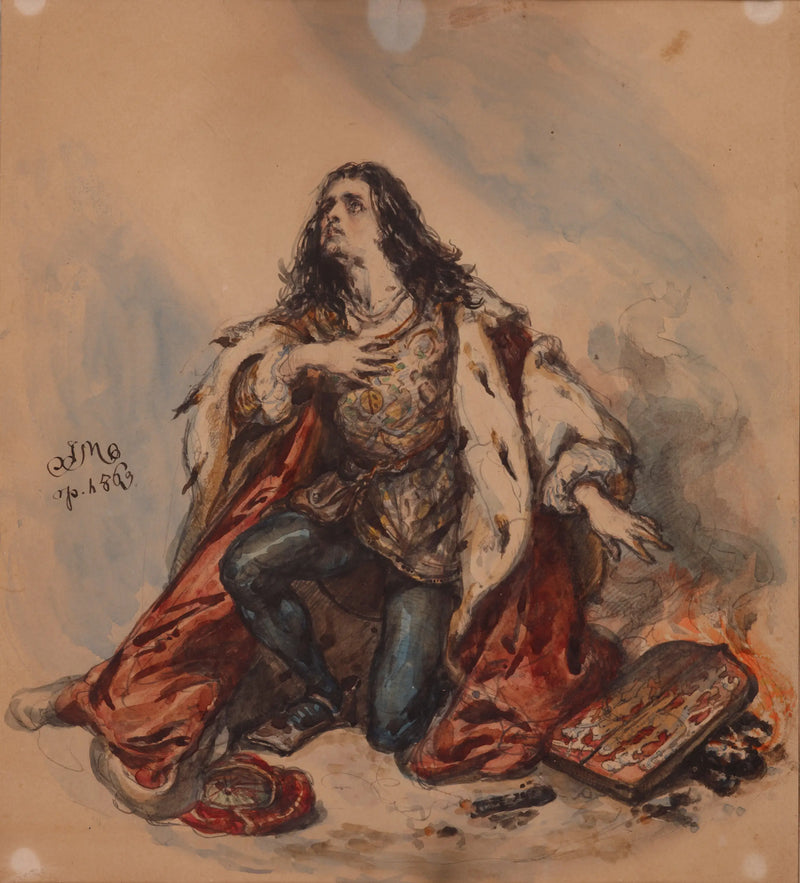 Saint Casimir - Polish Crown Prince - Jan Matejko