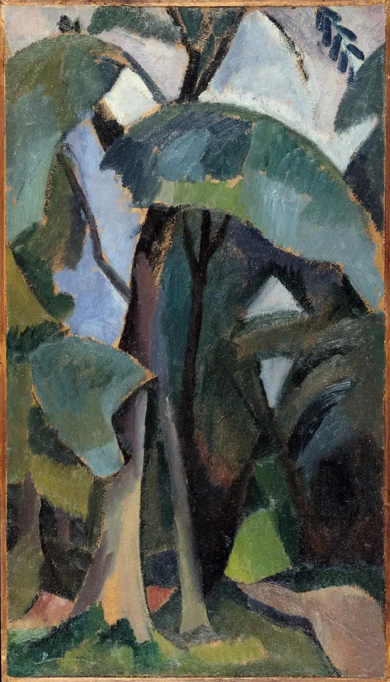 Saint-Cloud, landscape study - Robert Delaunay