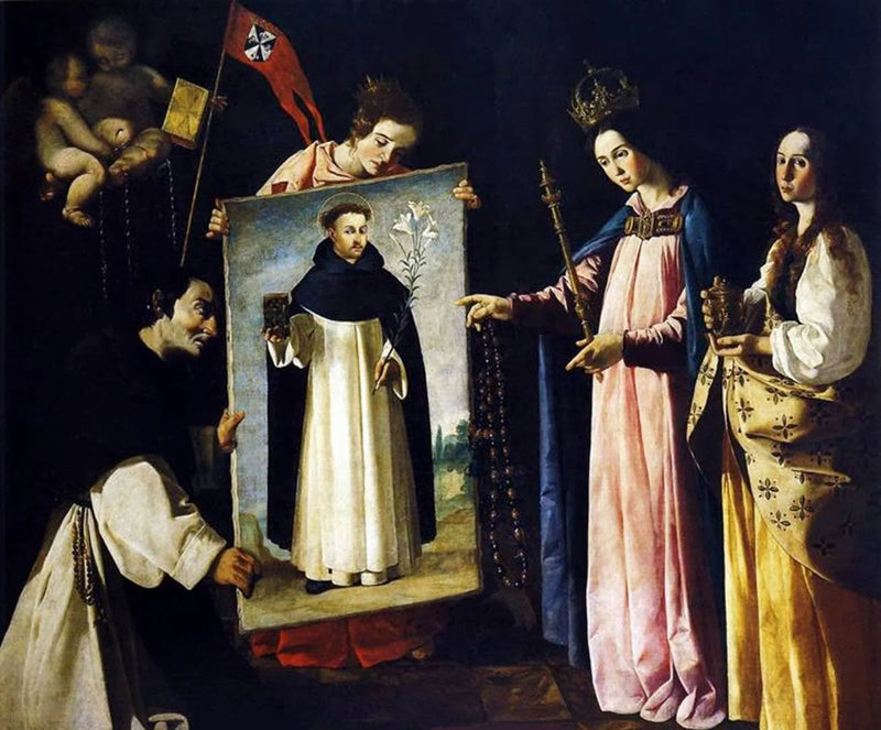 Saint Dominique à Soriano - Francisco de Zurbarán