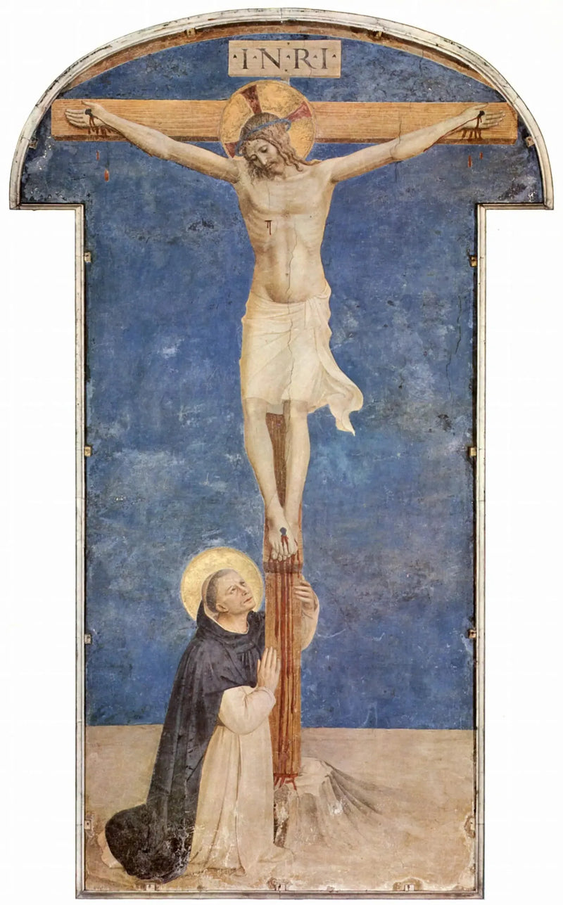 Saint Dominic Adoring the Crucifixion - Fra Angelico