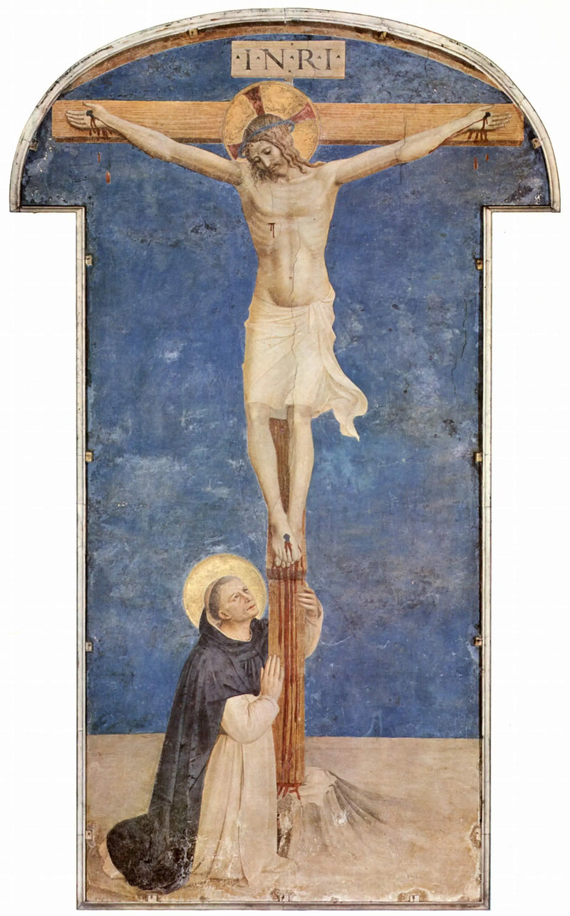 Saint Dominic Adoring the Crucifixion - Fra Angelico