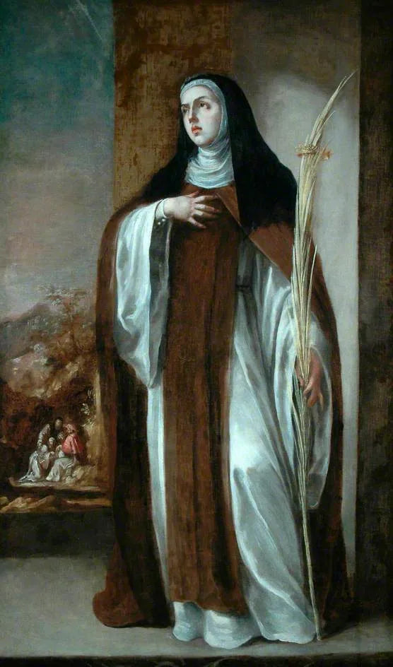 Saint Eustochium - Juan de Valdés Leal