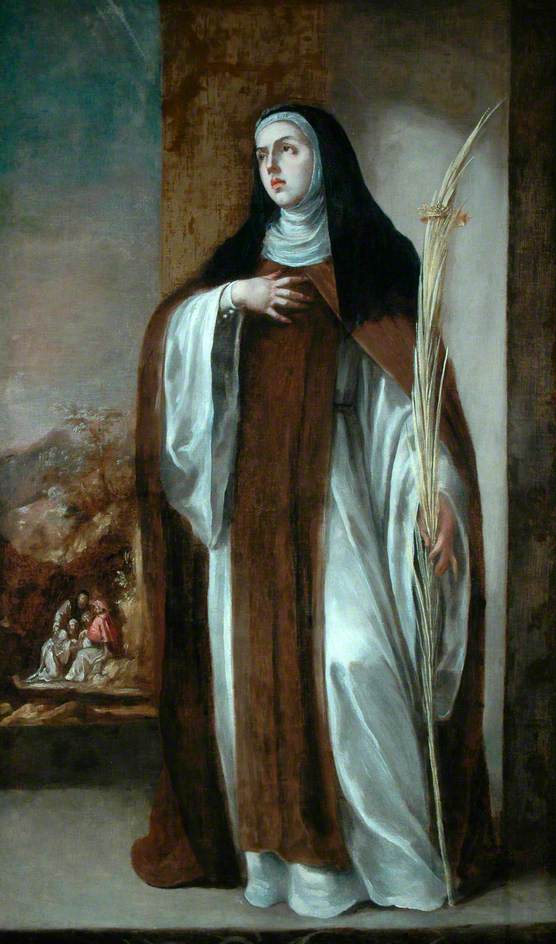 Saint Eustochium - Juan de Valdés Leal