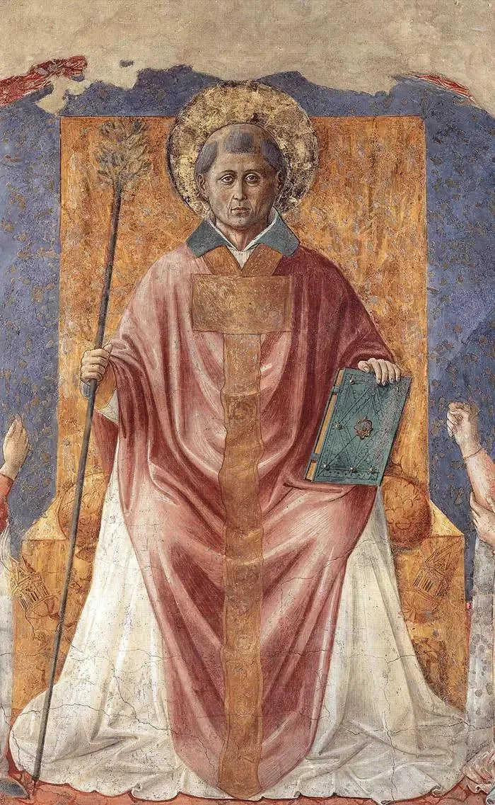 Saint Fortunat Intronisé - Benozzo Gozzoli