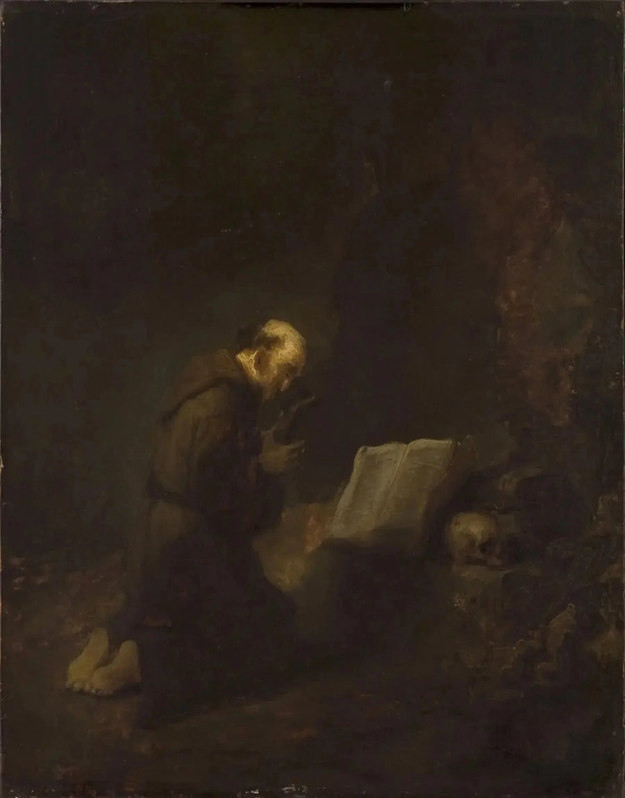 Saint Francis of Assisi in Prayer - Rembrandt