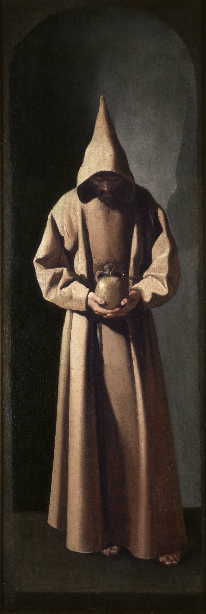 Saint François contemplant un crâne - Francisco de Zurbarán