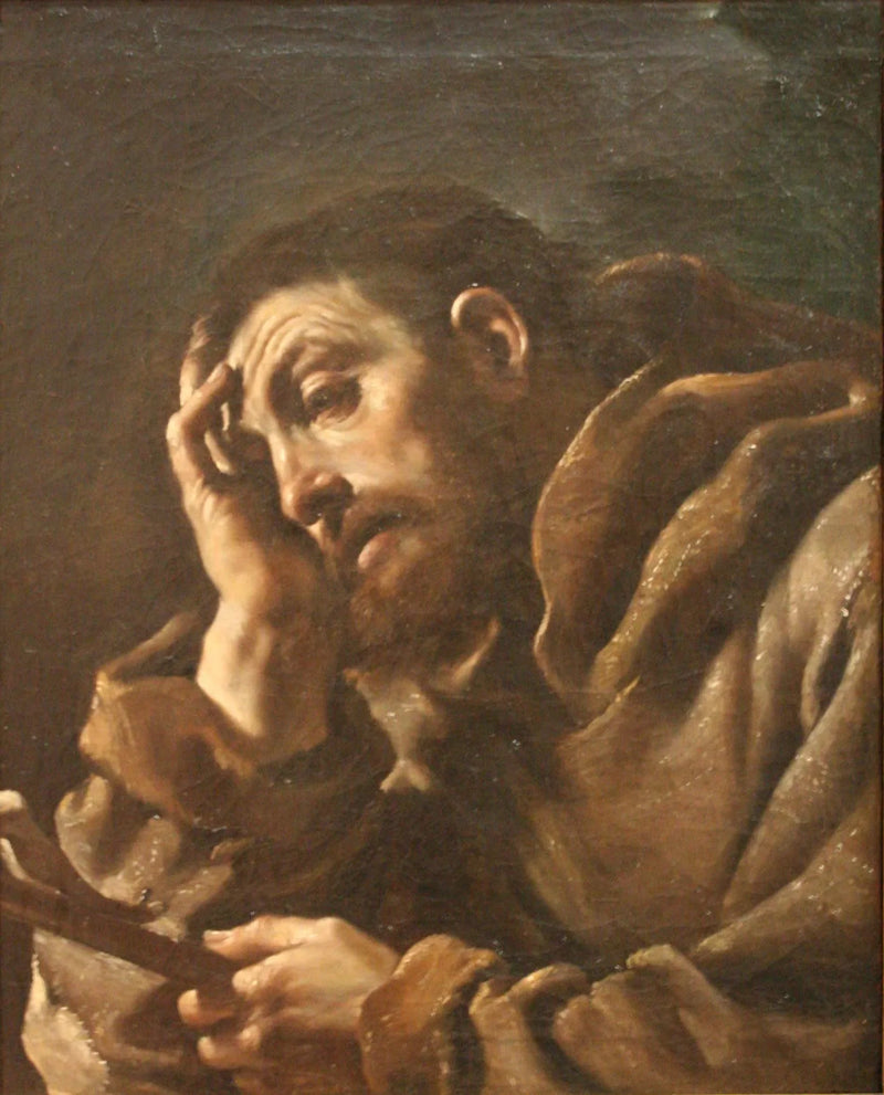 Saint Francis of Assisi in Meditation - Guercino
