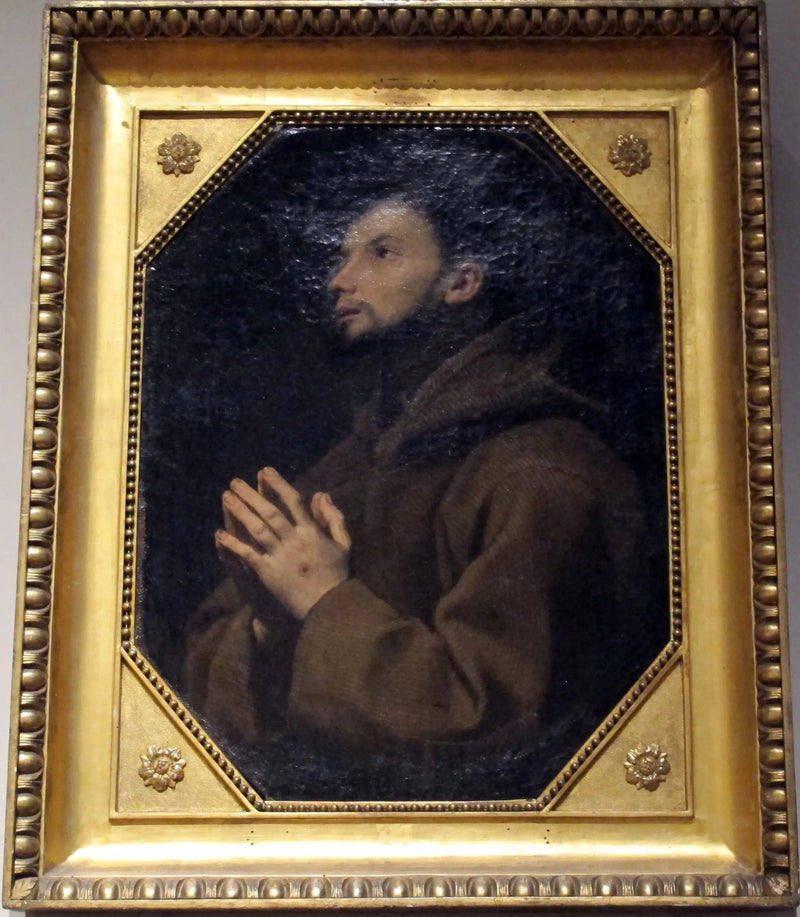 Saint Francis of Assisi in prayer - Lorenzo Lippi