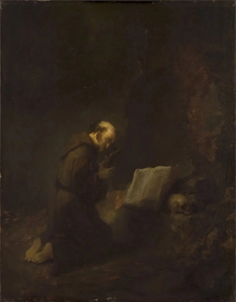 Saint Francis of Assisi in Prayer - Rembrandt