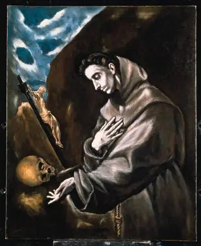 Saint François Debout en Méditation - El Greco