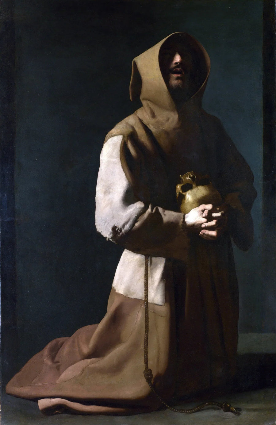 Saint François en méditation - Francisco de Zurbarán