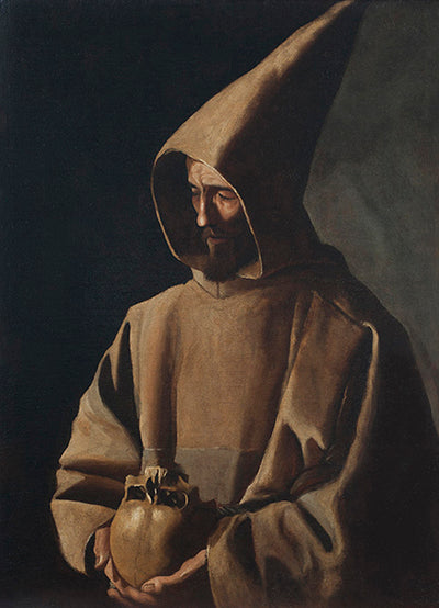 Saint François en méditation - Francisco de Zurbarán
