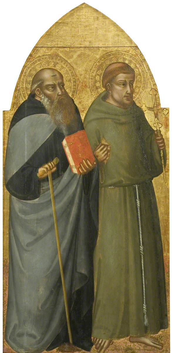 Saint François and Saint Antoine Abbot - Bicci di Lorenzo