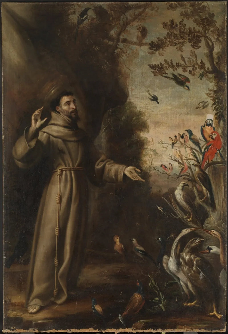Saint François prêchant aux oiseaux - Juan Carreño de Miranda
