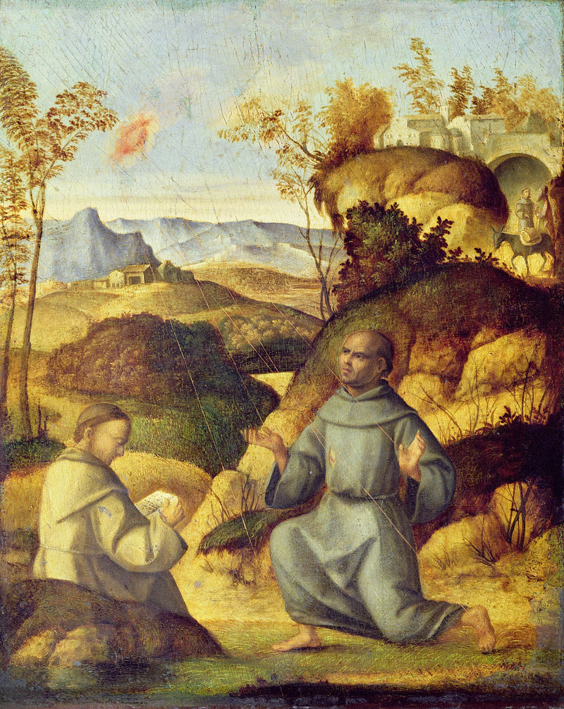 Saint François Receiving the Stigmata - Cima da Conegliano