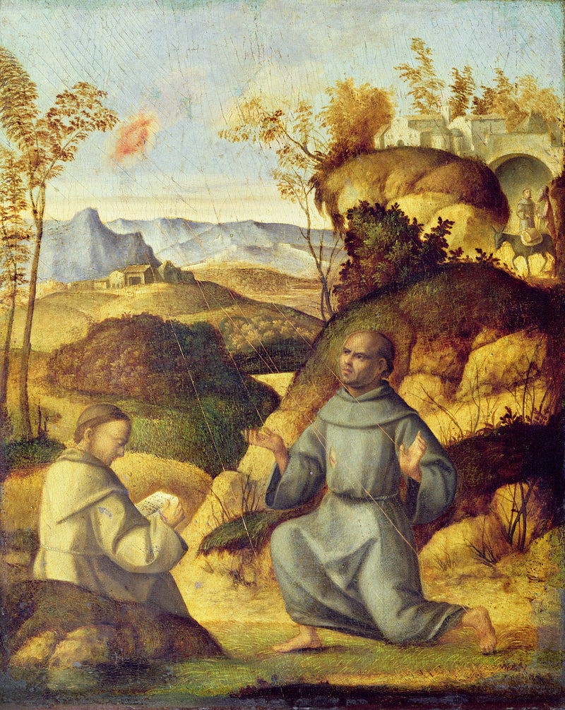 Saint François Receiving the Stigmata - Cima da Conegliano