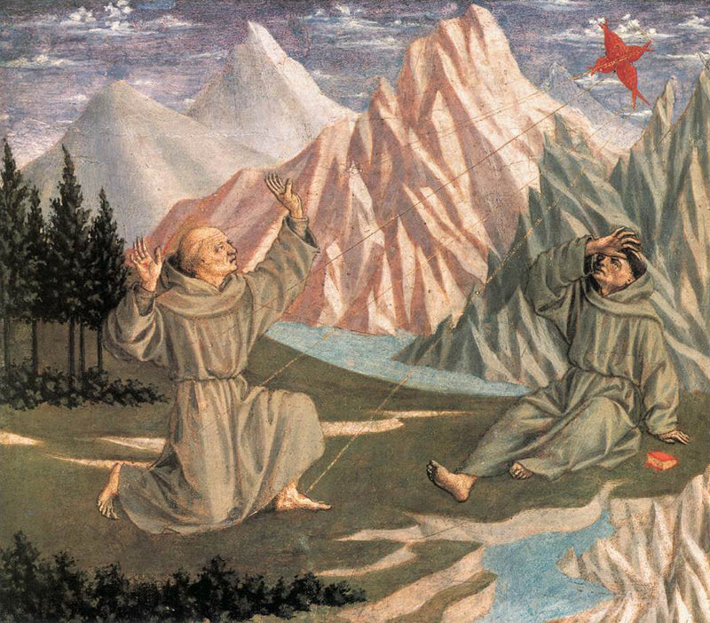 Saint François Receiving the Stigmata - Domenico Veneziano