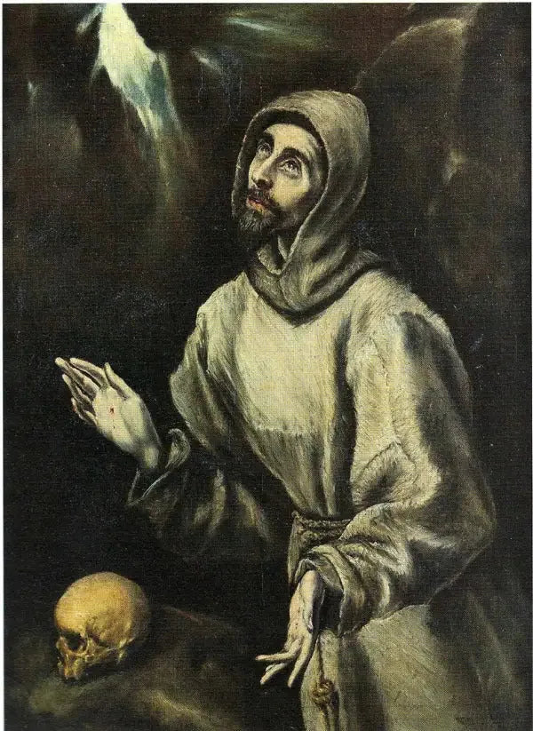 Saint François receiving the stigmata - El Greco