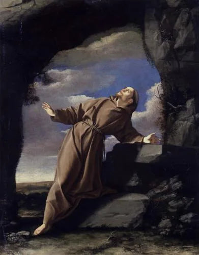 Saint François recevant les stigmates - Orazio Gentileschi
