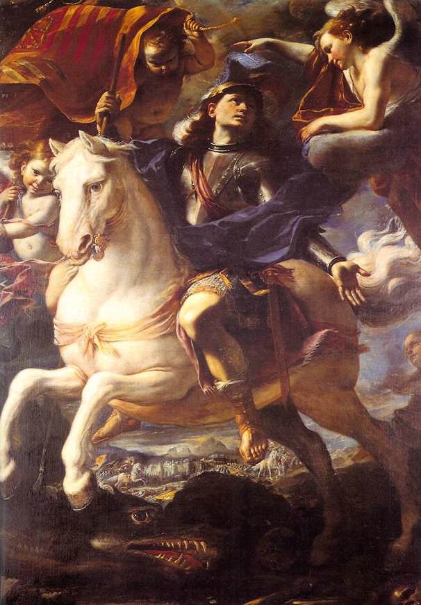 Saint George on horseback - Mattia Preti