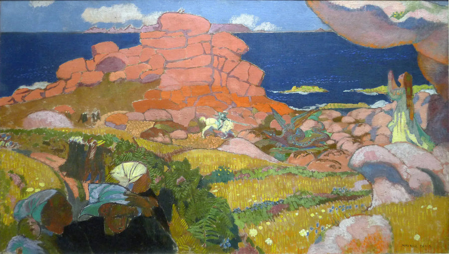 Saint George on the Red Rocks - Maurice Denis