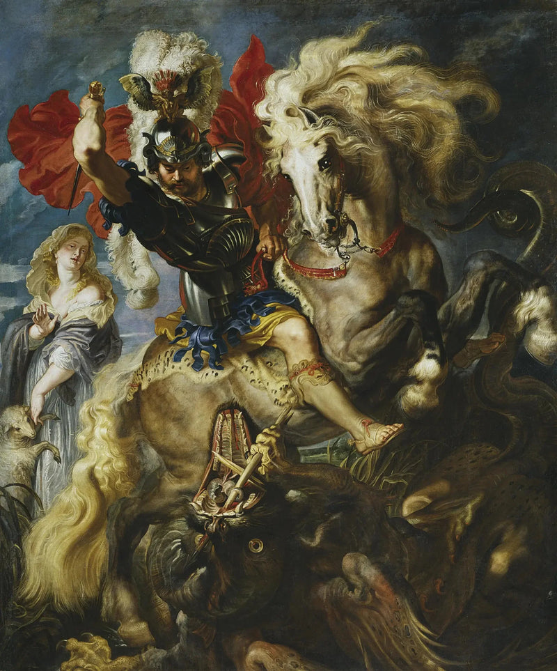 Saint George and the Dragon - Peter Paul Rubens