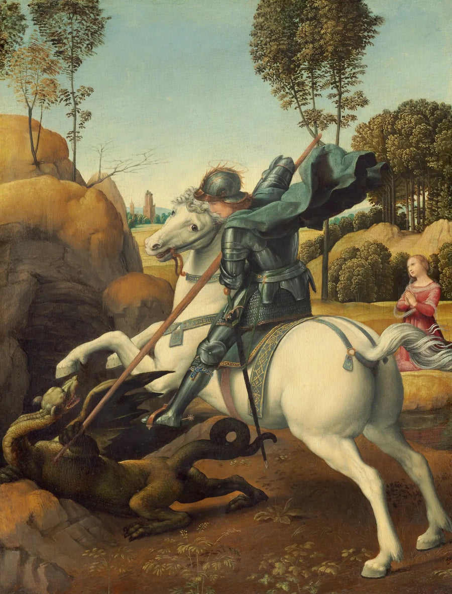 Saint George and the Dragon - Raphael Sanzio