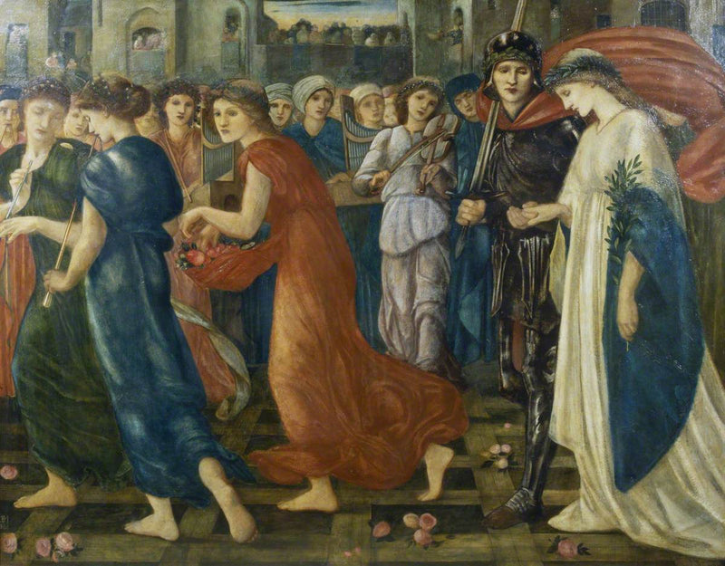 Saint Georges et le Dragon, série n° 7 : The Return - Edward Burne-Jones