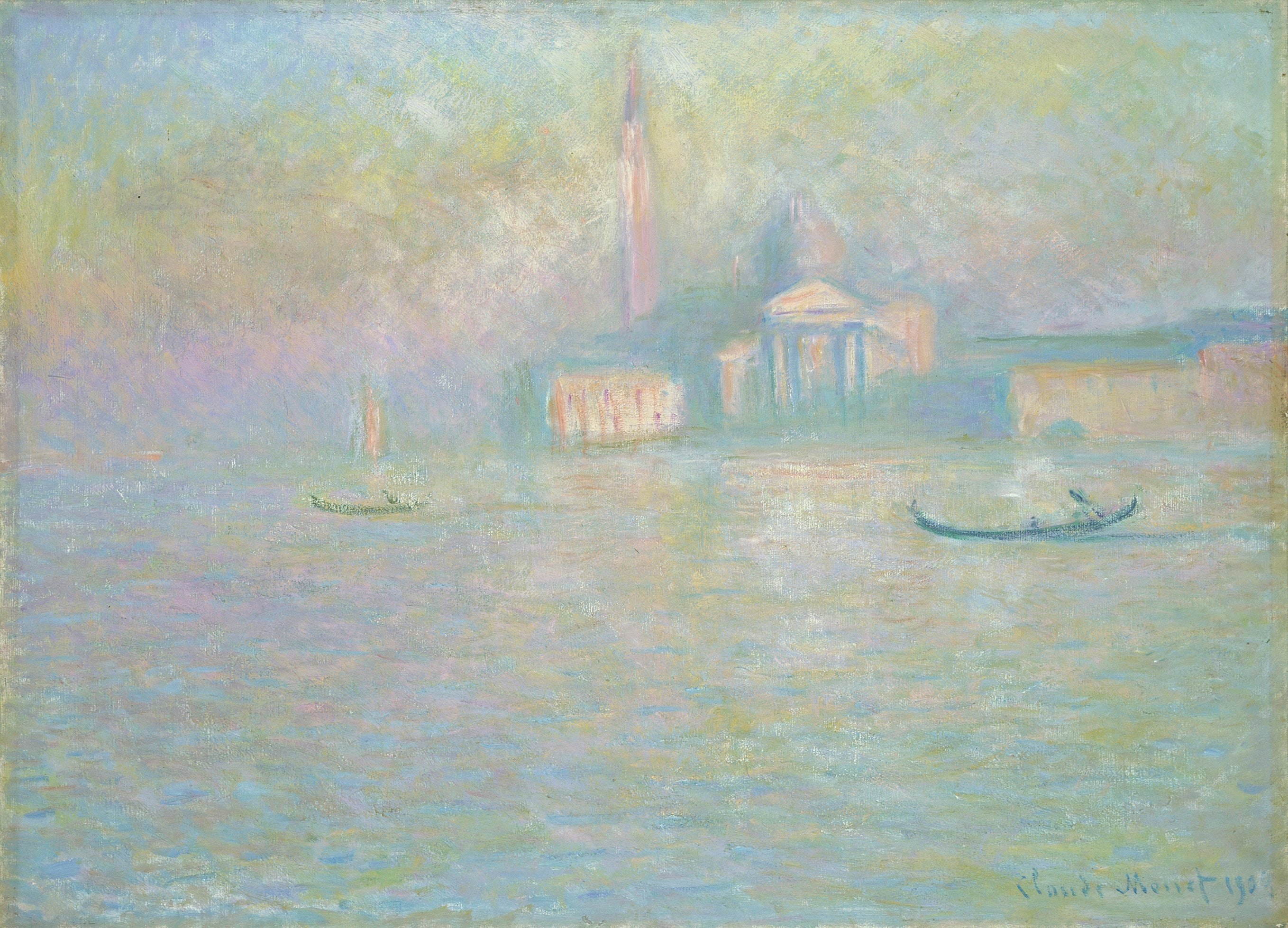 Reproduction du tableau « Saint-Giorgio-Maggiore, Venise - Claude Monet » par Alpha Reproduction en peinture à l’huile
