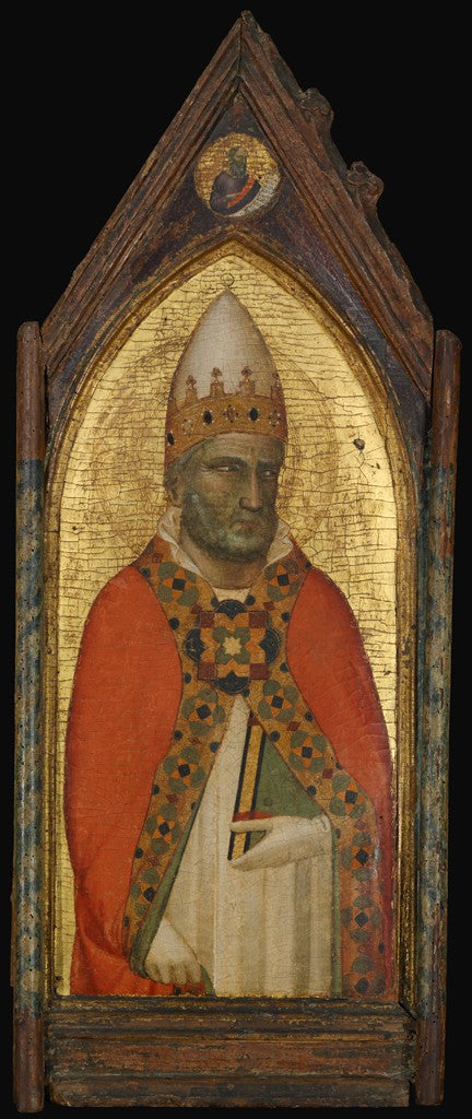 Saint Gregory the Great (at his peak: a prophet) - Bernardo Daddi