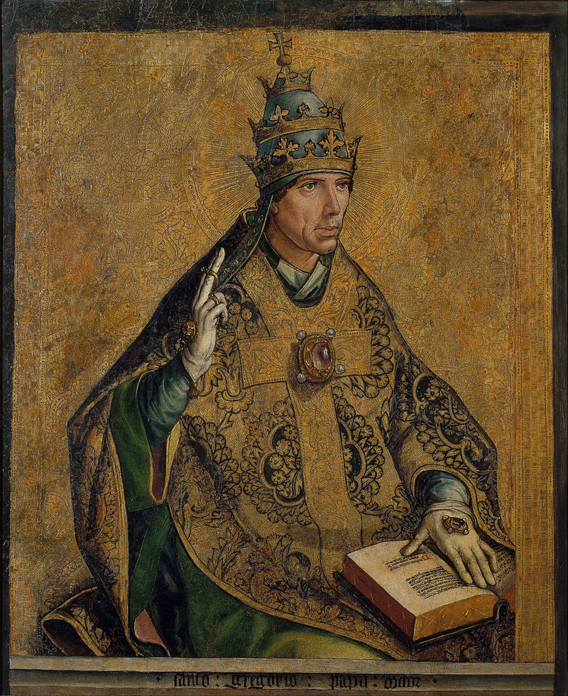 Saint Gregory the Pope - Pedro Berruguete