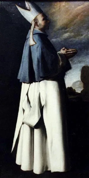 Saint Hugues, Bishop of Grenoble - Francisco de Zurbarán