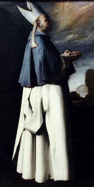 Saint Hugues, Bishop of Grenoble - Francisco de Zurbarán
