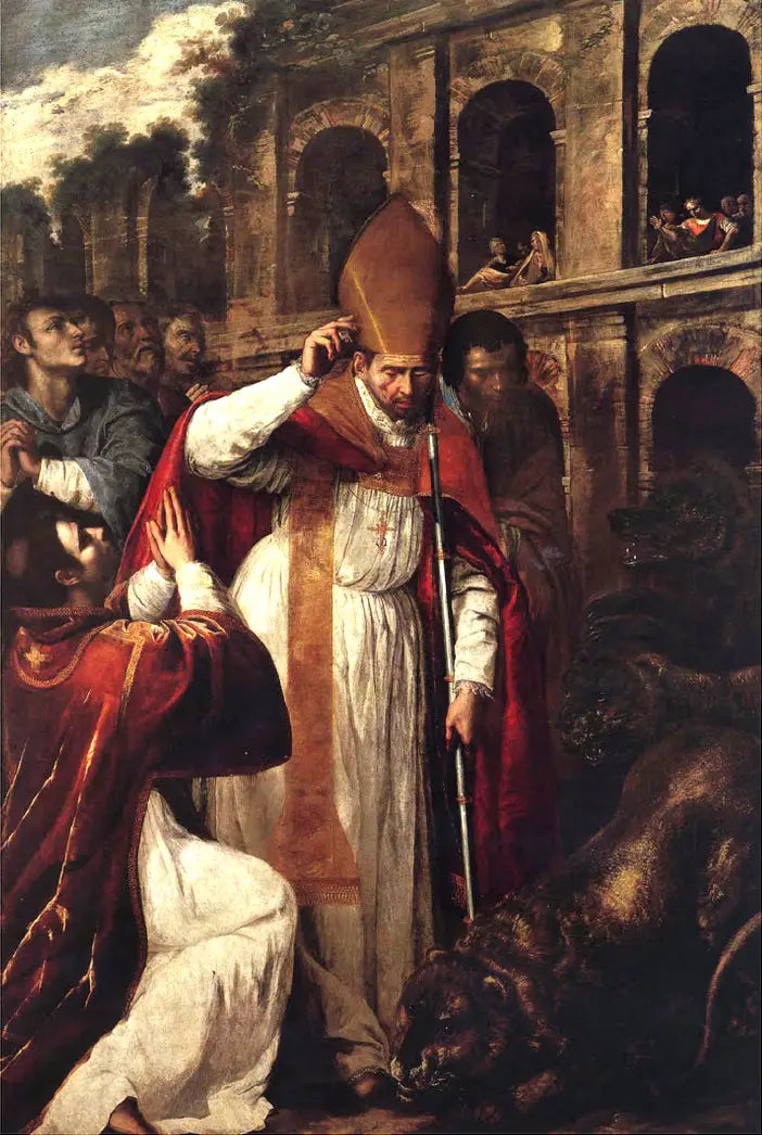 Saint Janvier in the Pozzuoli Amphitheatre - Artemisia Gentileschi