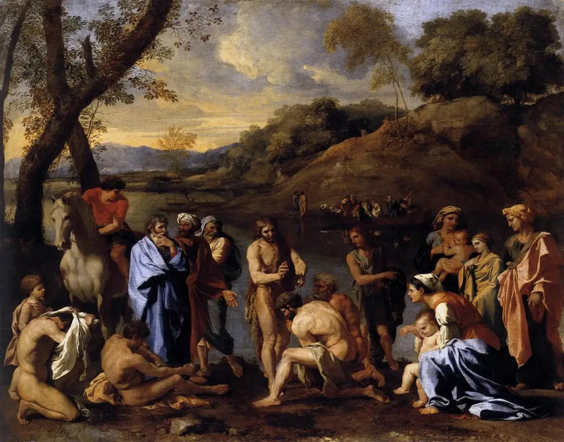 Saint John Baptizing the People - Nicolas Poussin