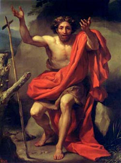 Saint John the Baptist in the Wilderness - Anton Raphael Mengs