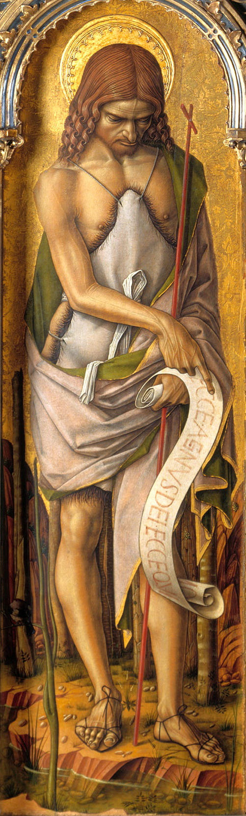 Saint John the Baptist - Carlo Crivelli