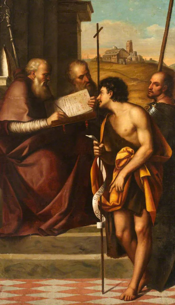Saint John the Baptist, Saint John Chrysostom, Saint John the Evangelist, and Saint Theodore - Sebastiano del Piombo