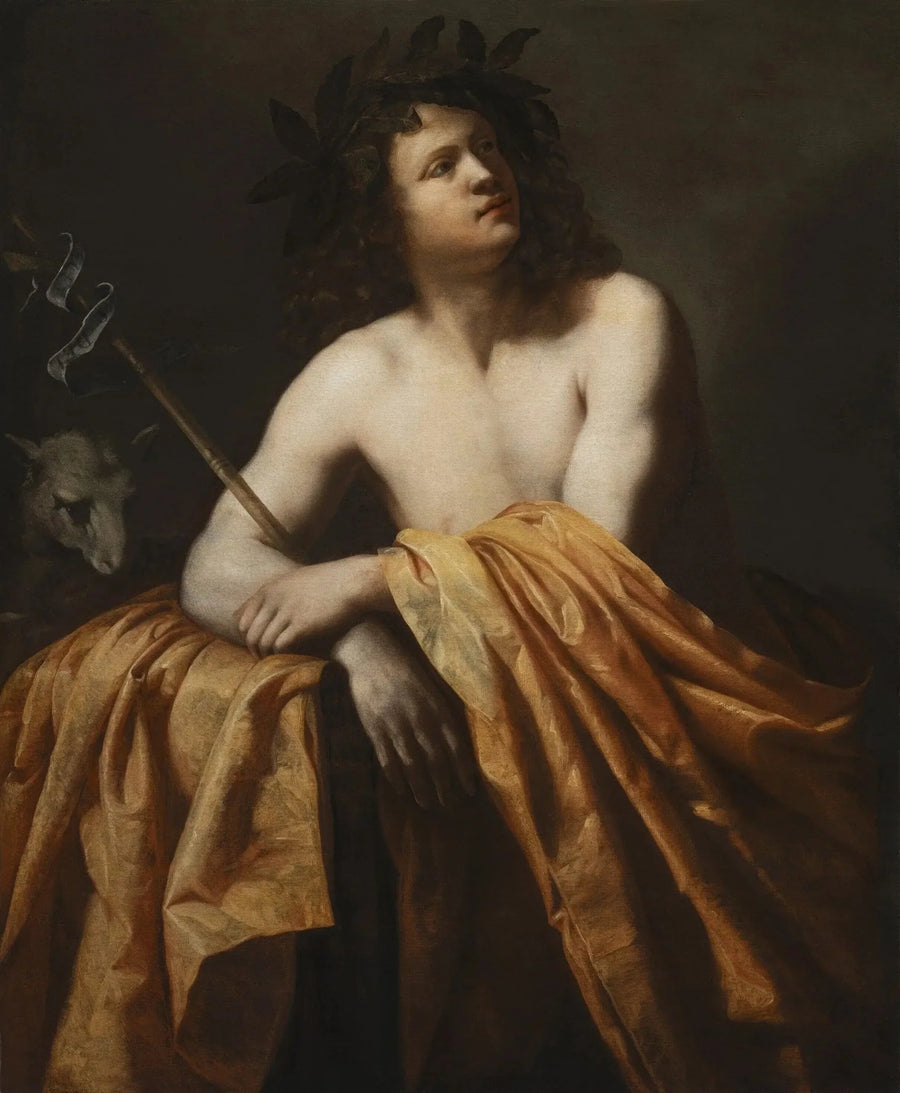 Saint John the Baptist in the Wilderness - Artemisia Gentileschi
