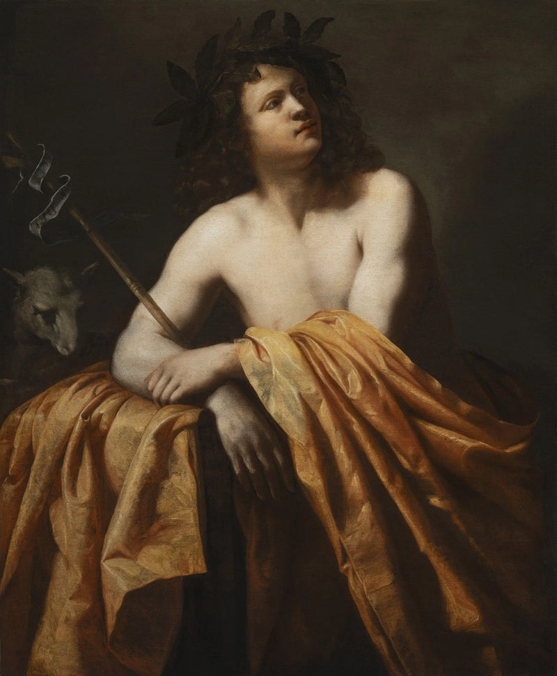 Saint John the Baptist in the Wilderness - Artemisia Gentileschi
